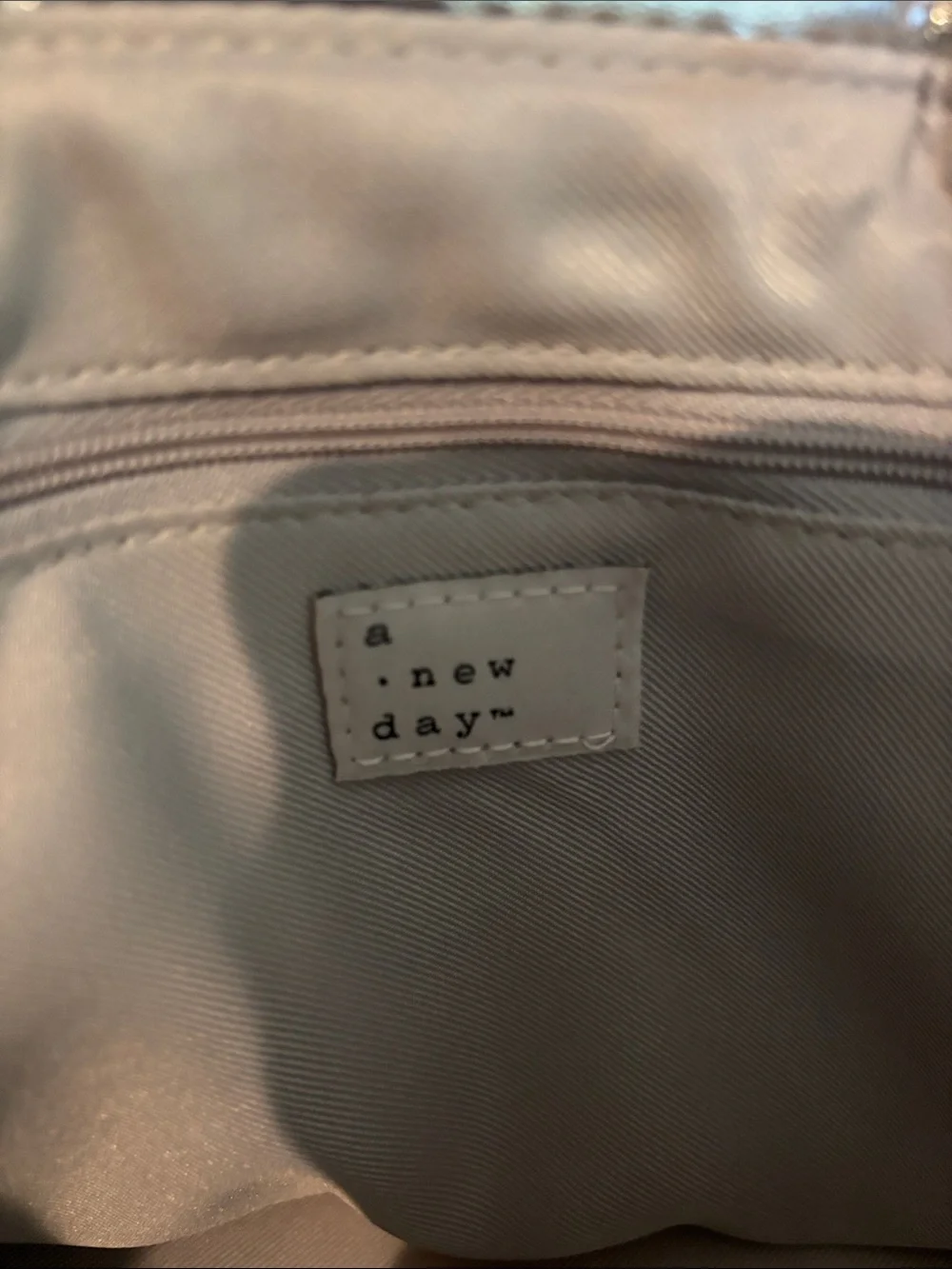 a new day Silver Metallic Padded Top-Handle Tote - Picture 3 of 4
